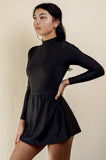 Aliyah Skater Dress (Black)