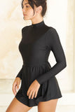 Aliyah Skater Dress (Black)