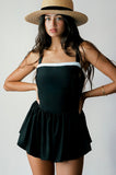 Eniko Skater Dress (Black/White)